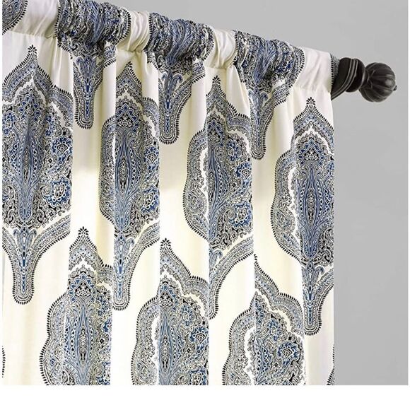 ONE Panel 50" x 84" heavy lined rod pocket panel with hook belt & back tabs - Picture 3 of 11